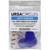 URSA Soft Cover Circles for Lavalier Microphones, 15-Pack Chroma Blue